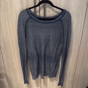 Vince Textured Navy Sweater